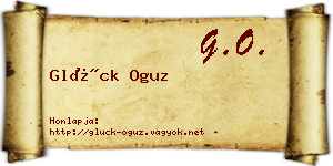 Glück Oguz névjegykártya